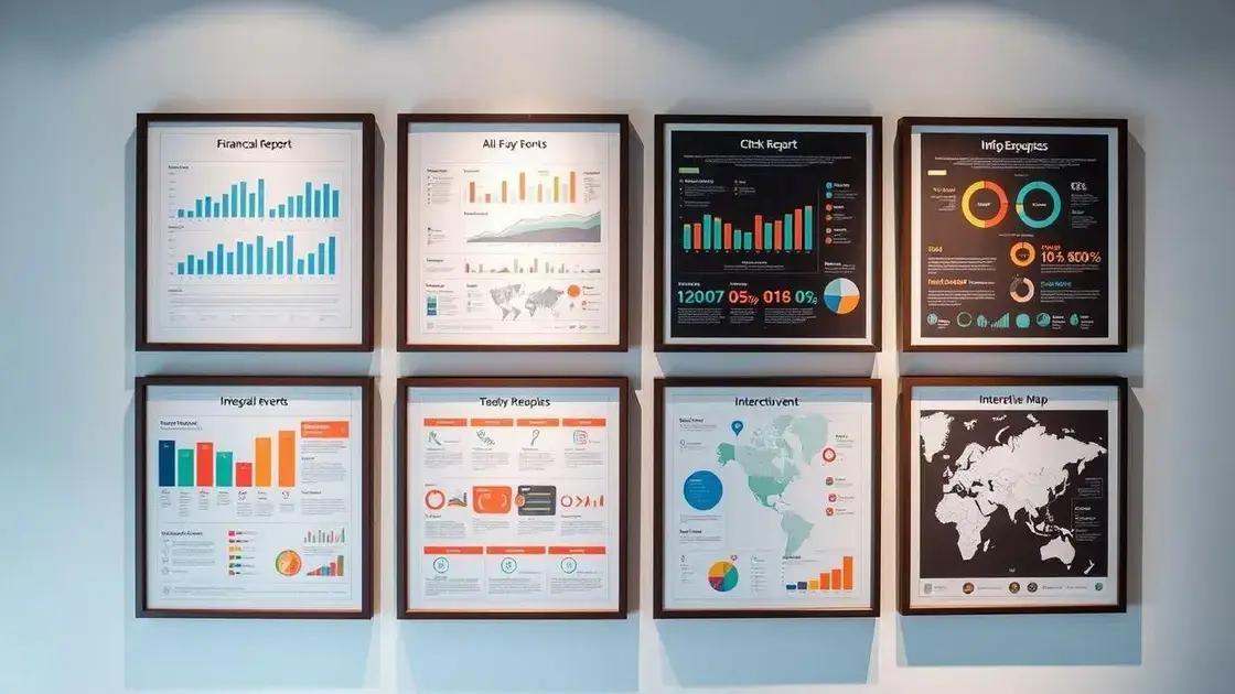 Exemplos práticos que destacam o uso de infográficos