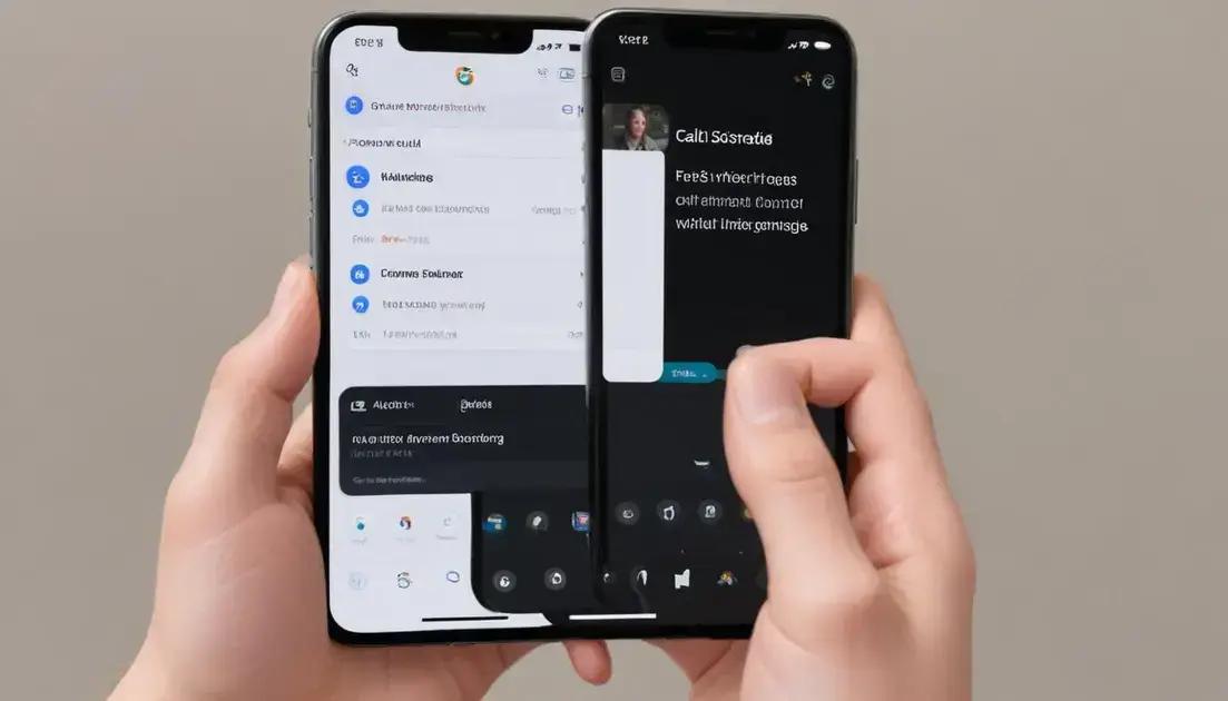 Comparação entre o iOS 26 e os telefones Pixel