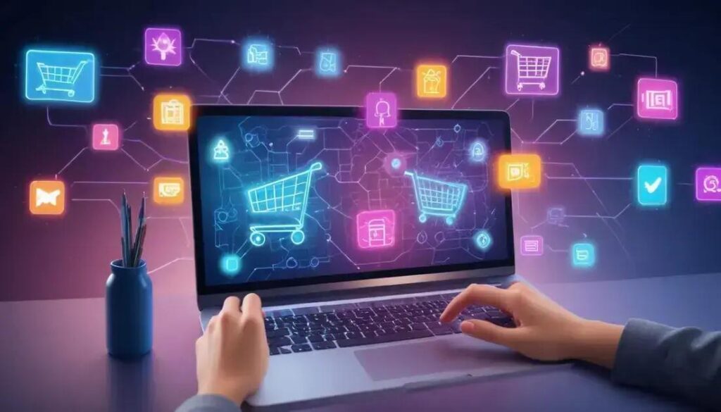 A ascensão do comércio eletrónico com inteligência artificial em 2025