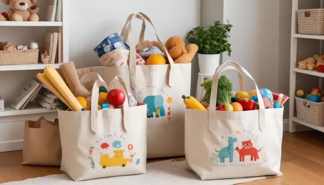 As vantagens de ter uma sacola tote em casa